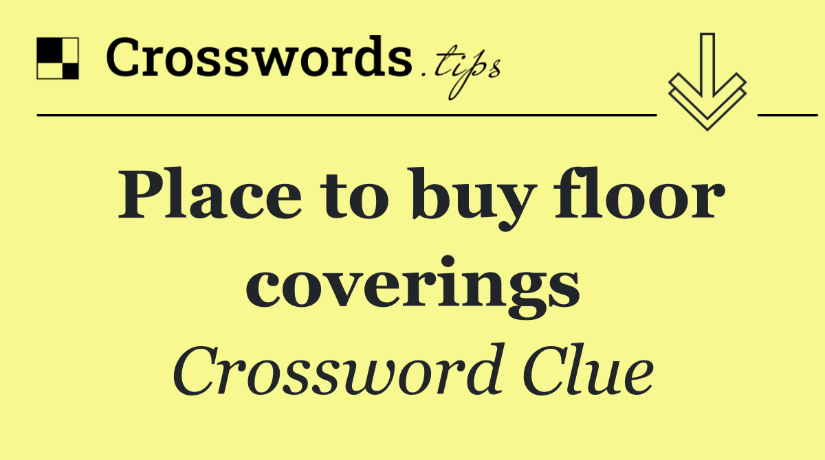 Place to buy floor coverings
