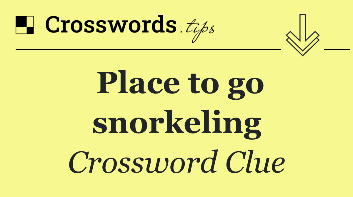 Place to go snorkeling