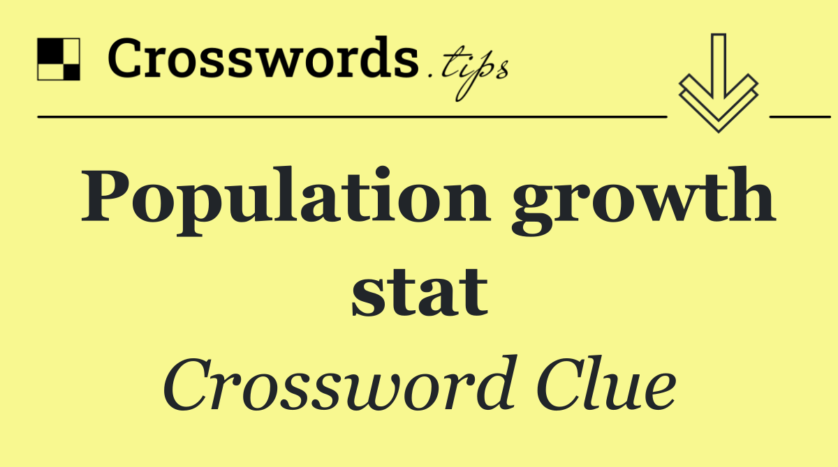 Population growth stat