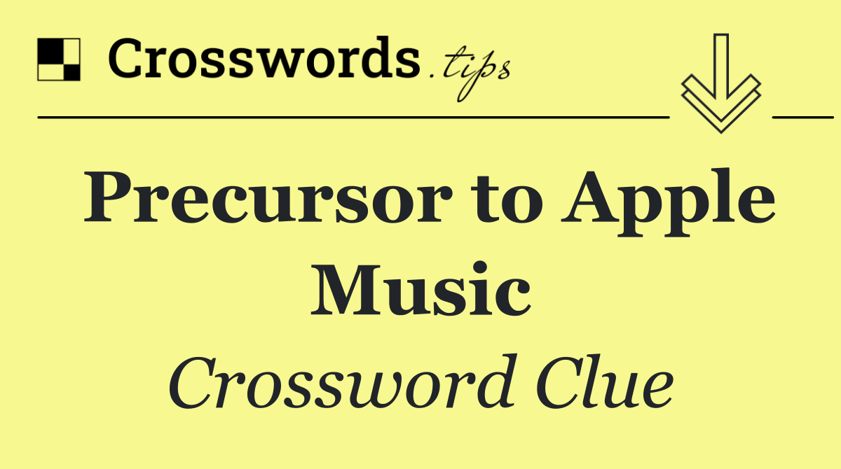 Precursor to Apple Music