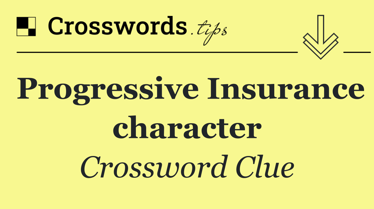 Progressive Insurance character
