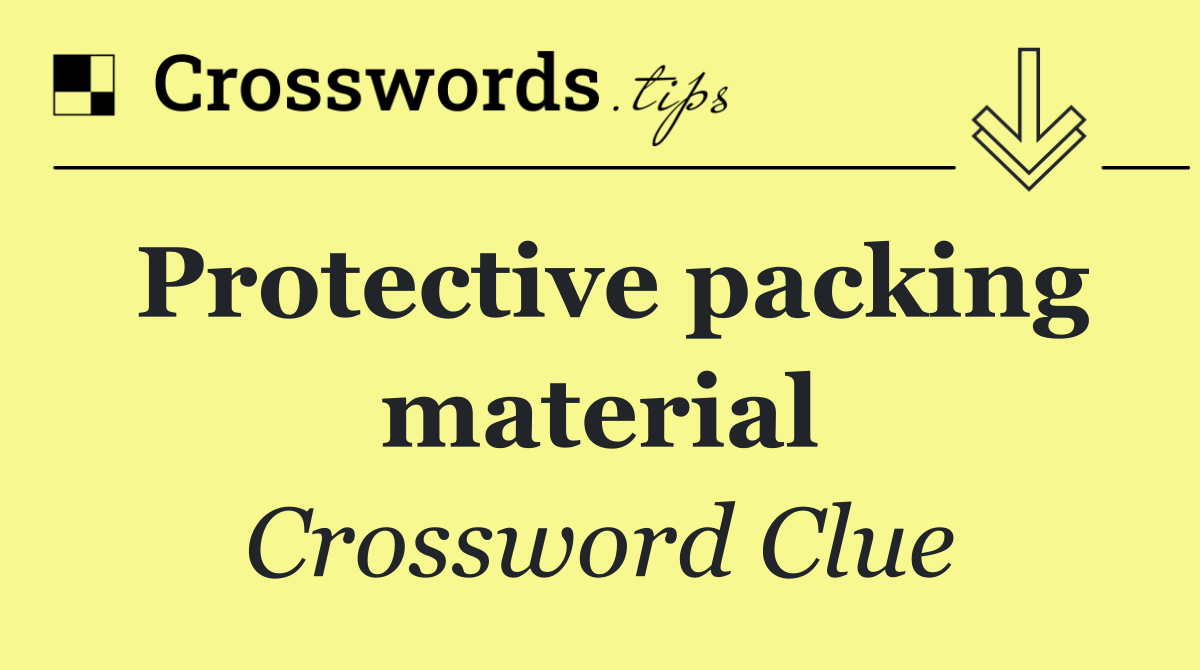 Protective packing material