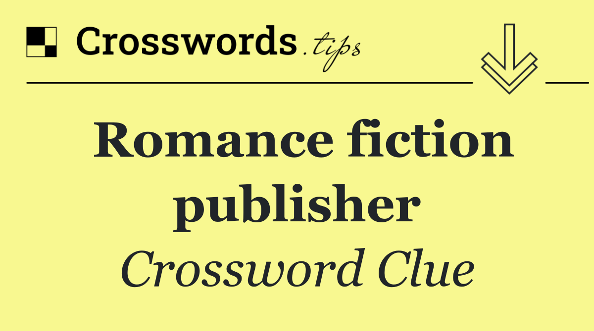 Romance fiction publisher