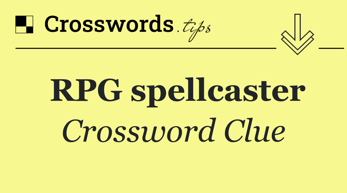 RPG spellcaster