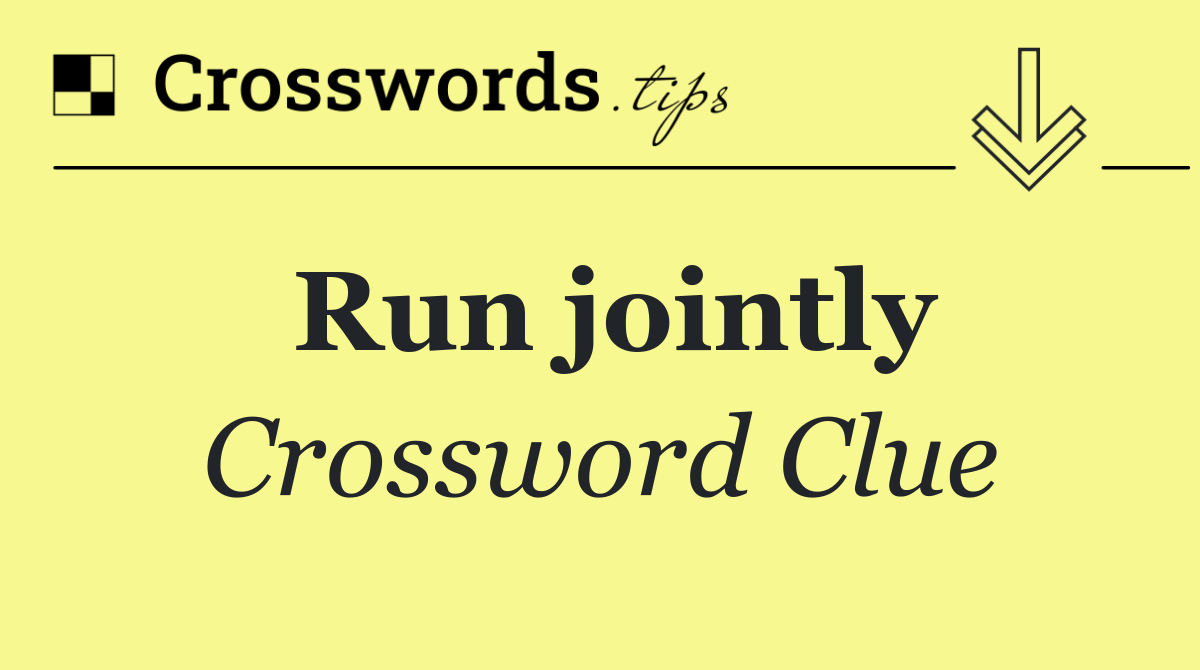 Run jointly