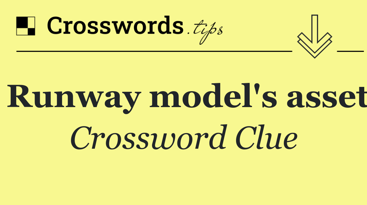 Runway model's asset