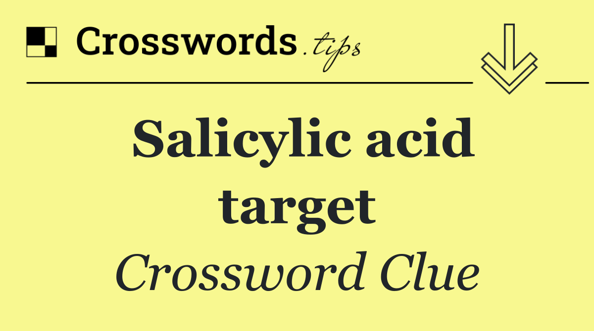 Salicylic acid target