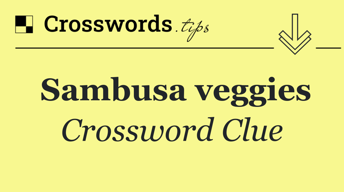 Sambusa veggies