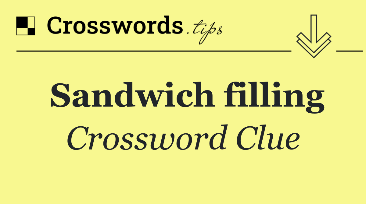 Sandwich filling