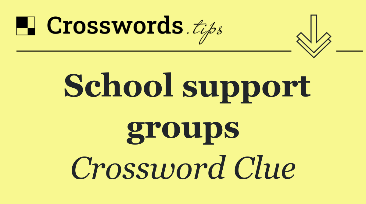 School support groups