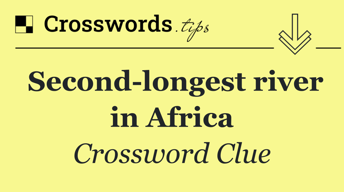 Second longest river in Africa