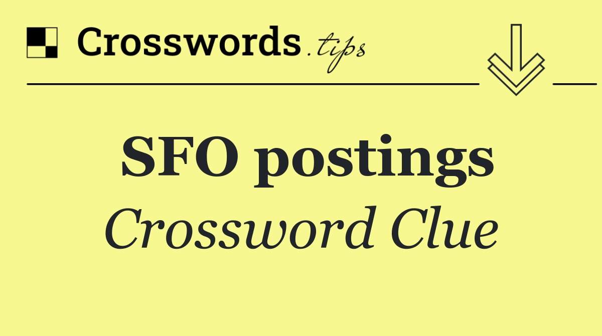 SFO postings