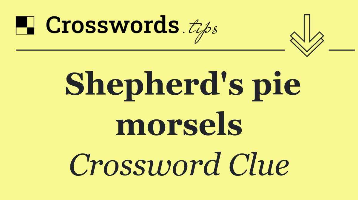 Shepherd's pie morsels