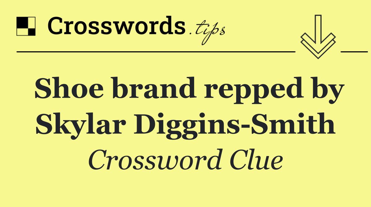 Shoe brand repped by Skylar Diggins Smith