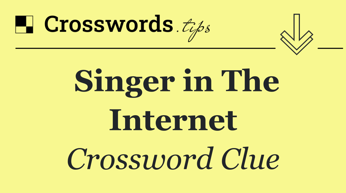 Singer in The Internet