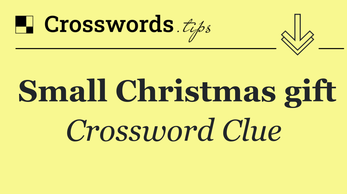 Small Christmas gift