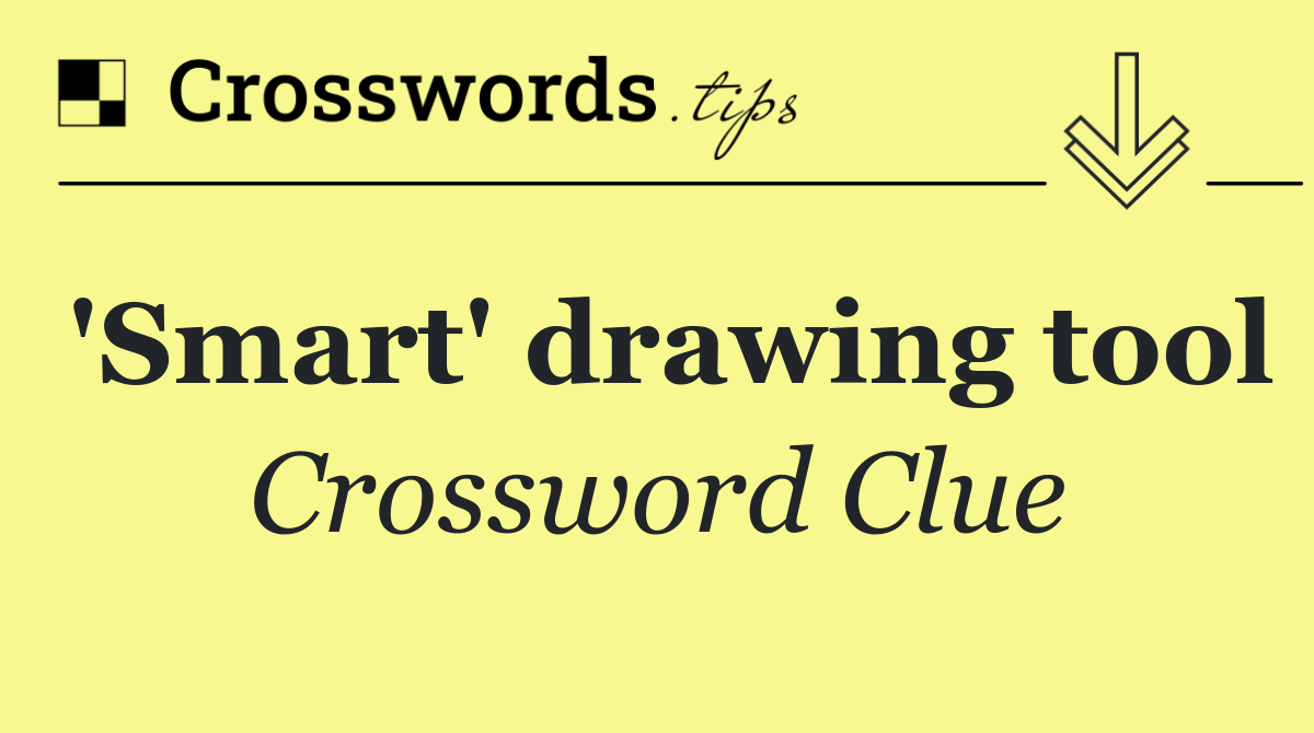 'Smart' drawing tool