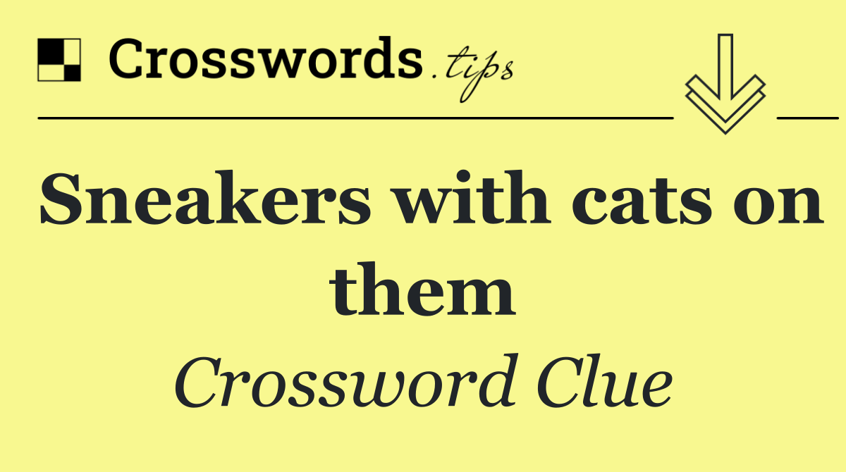 Sneakers with cats on them