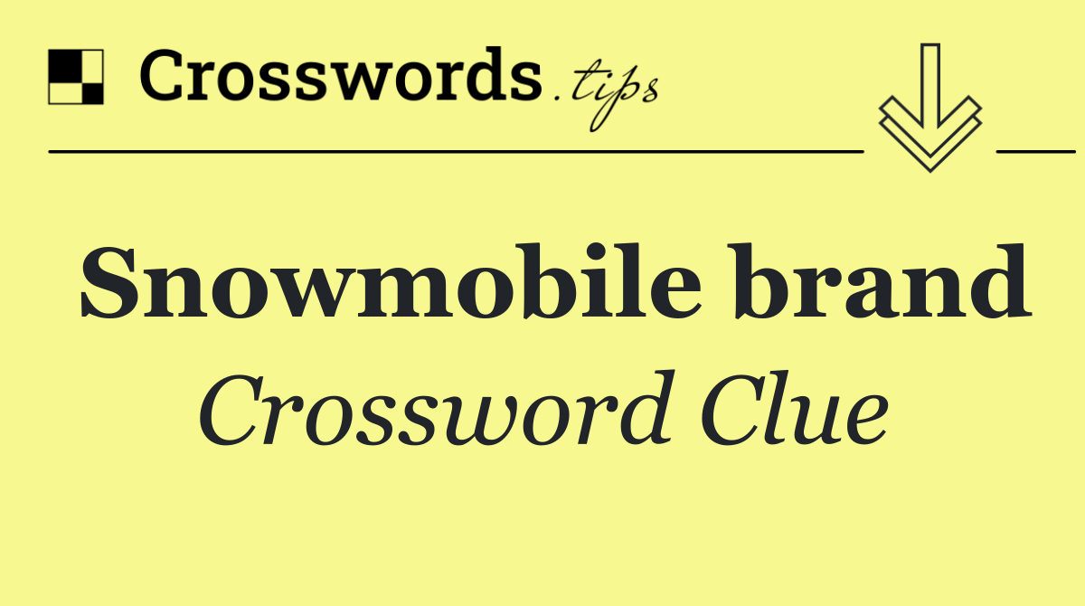 Snowmobile brand
