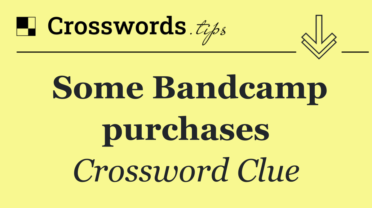 Some Bandcamp purchases