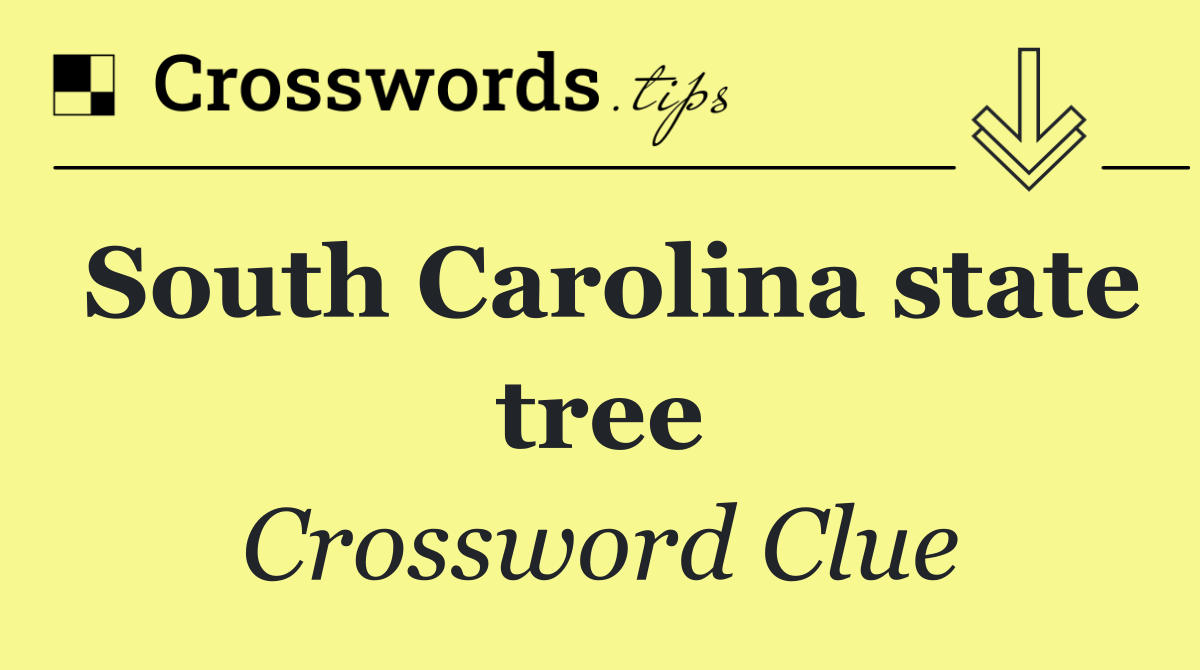 South Carolina state tree