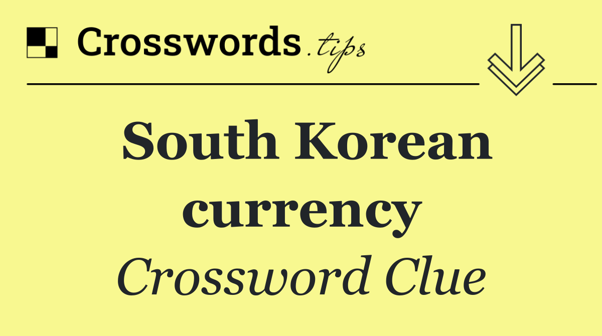 South Korean currency