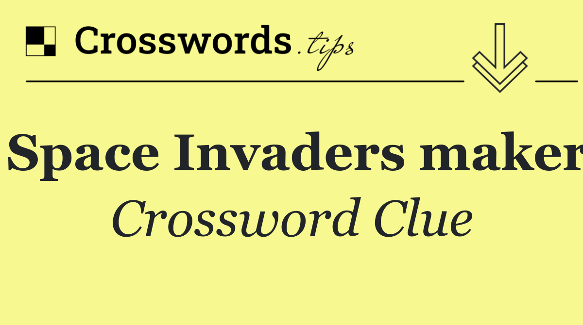 Space Invaders maker