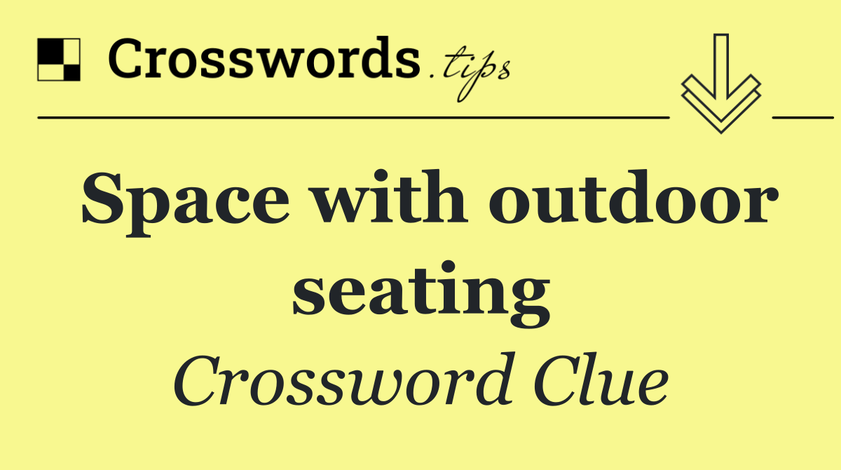 Space with outdoor seating