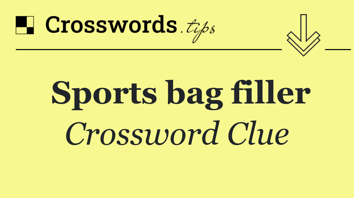 Sports bag filler
