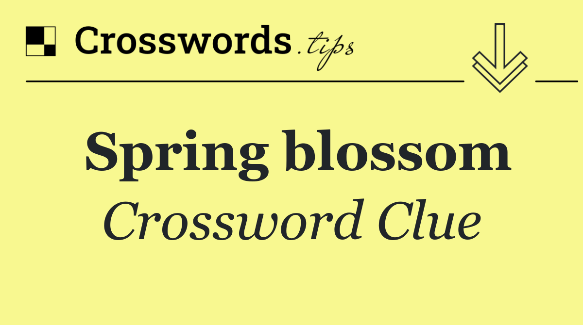 Spring blossom