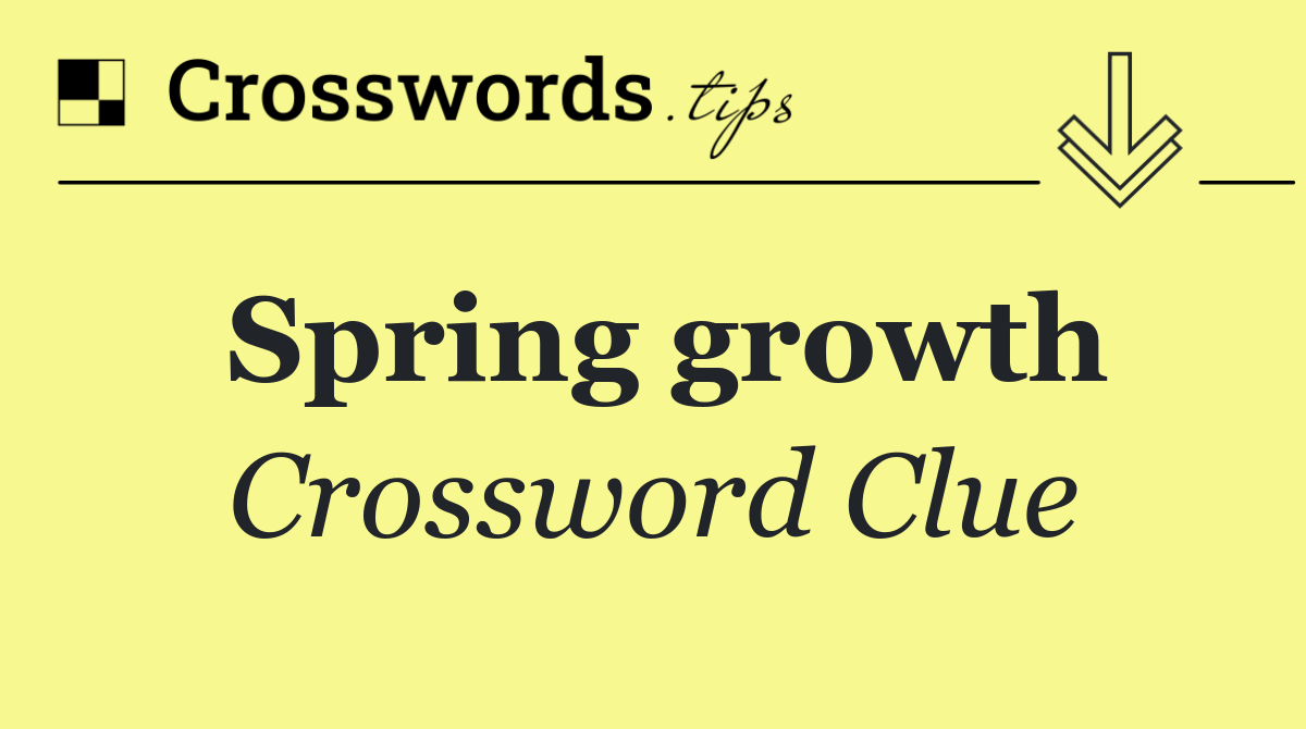 Spring growth