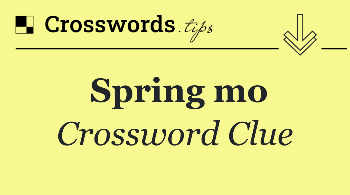 Spring mo
