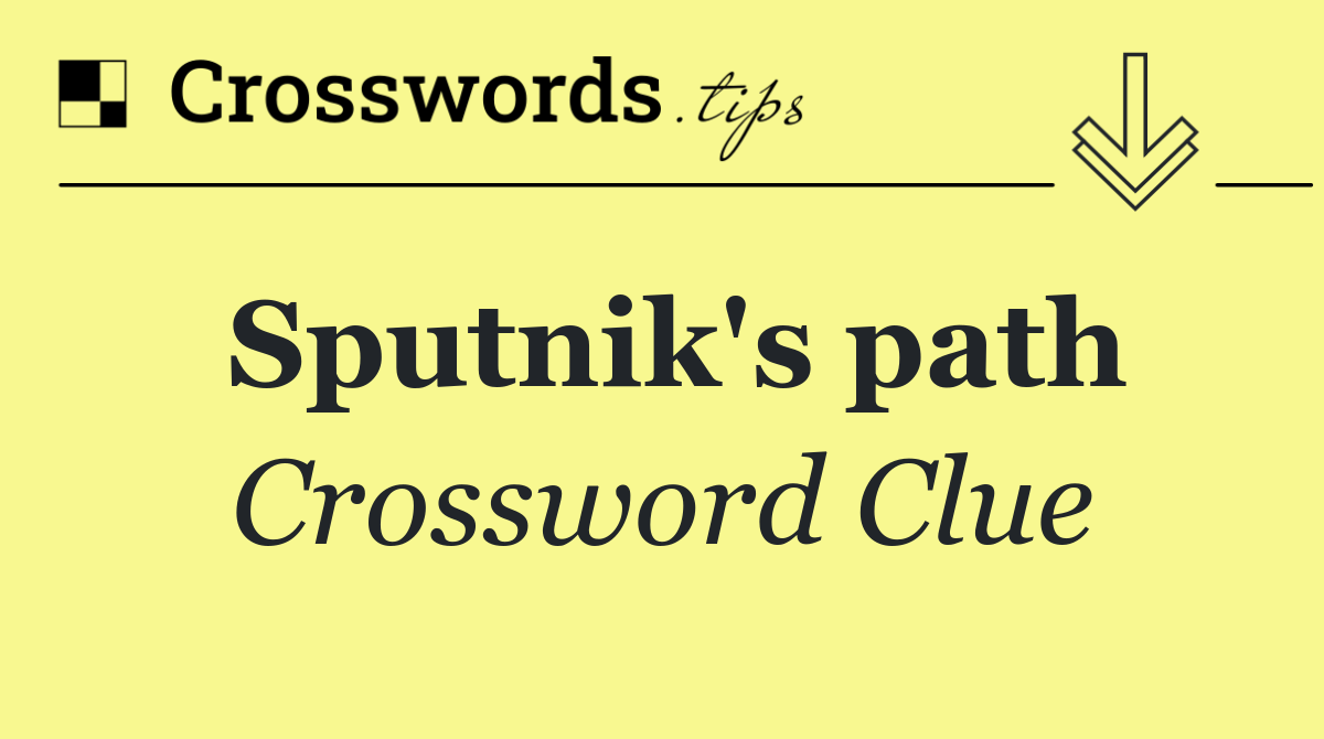 Sputnik's path