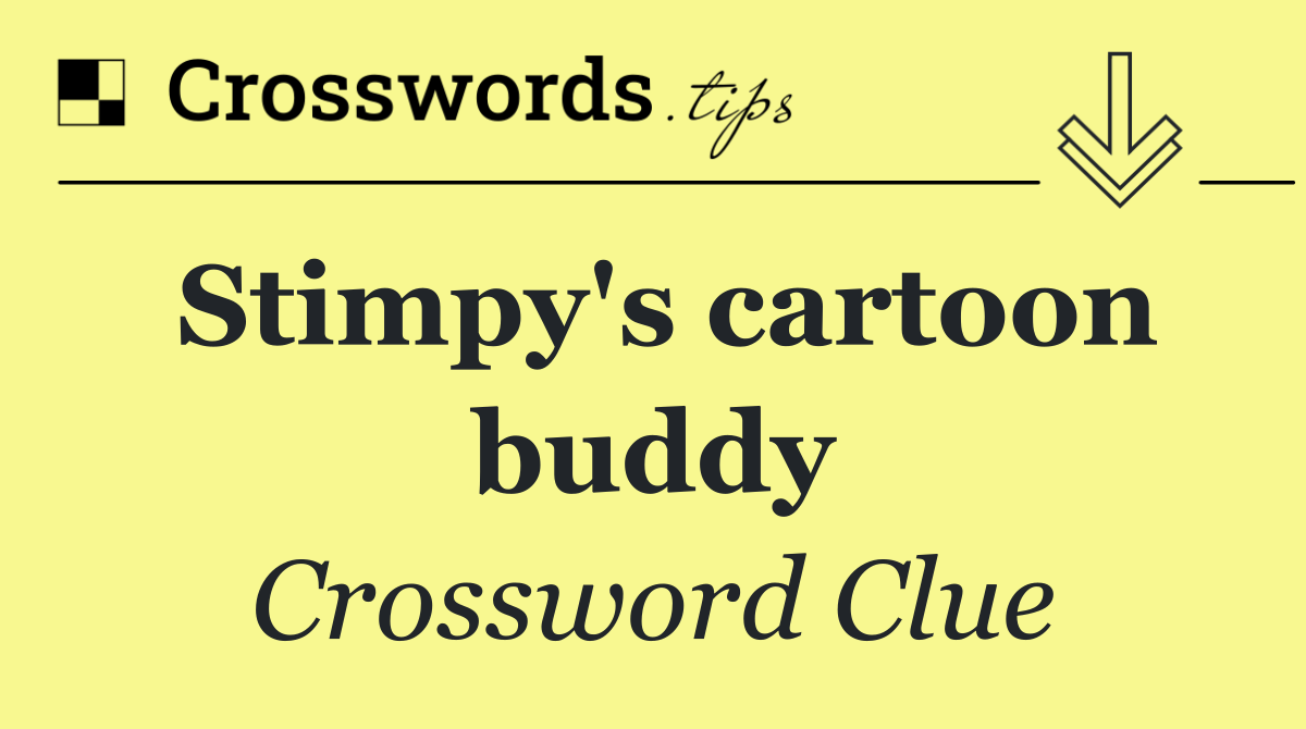 Stimpy's cartoon buddy