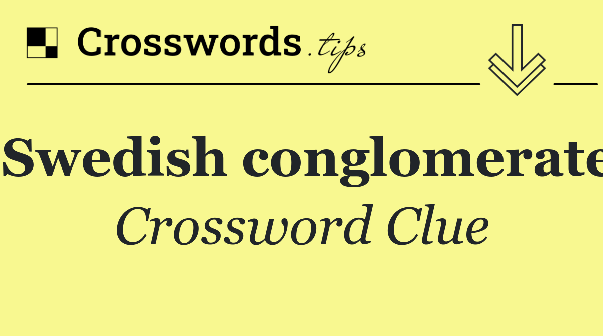 Swedish conglomerate