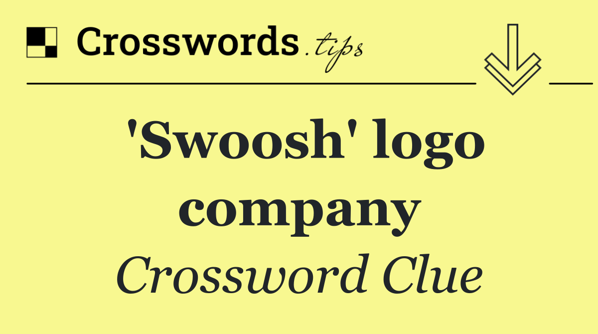 'Swoosh' logo company