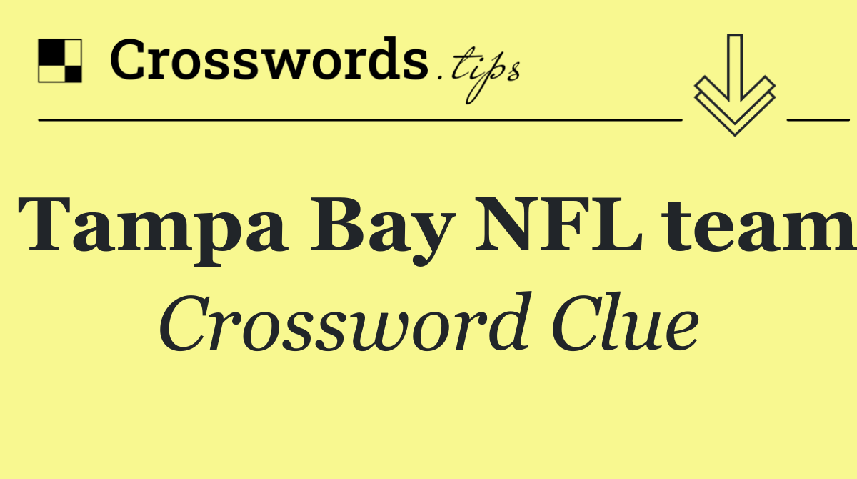 Tampa Bay NFL team