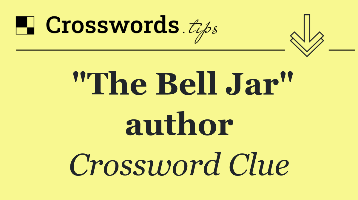 "The Bell Jar" author