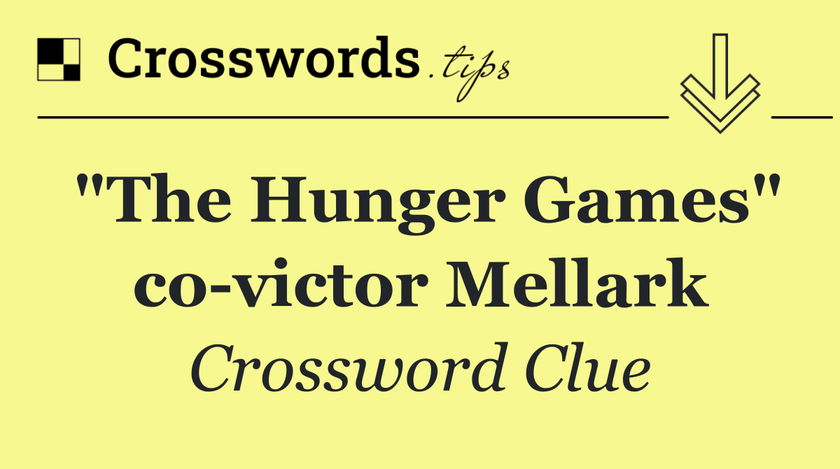 "The Hunger Games" co victor Mellark