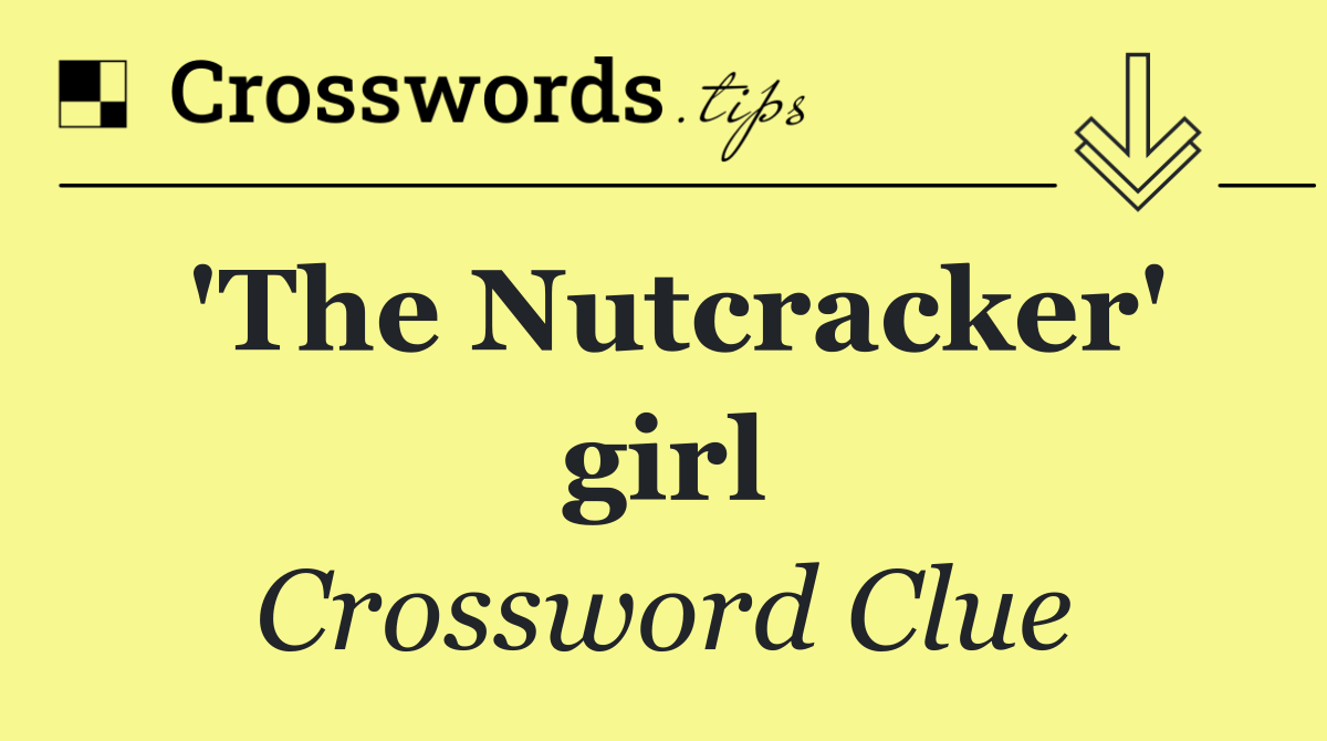 'The Nutcracker' girl