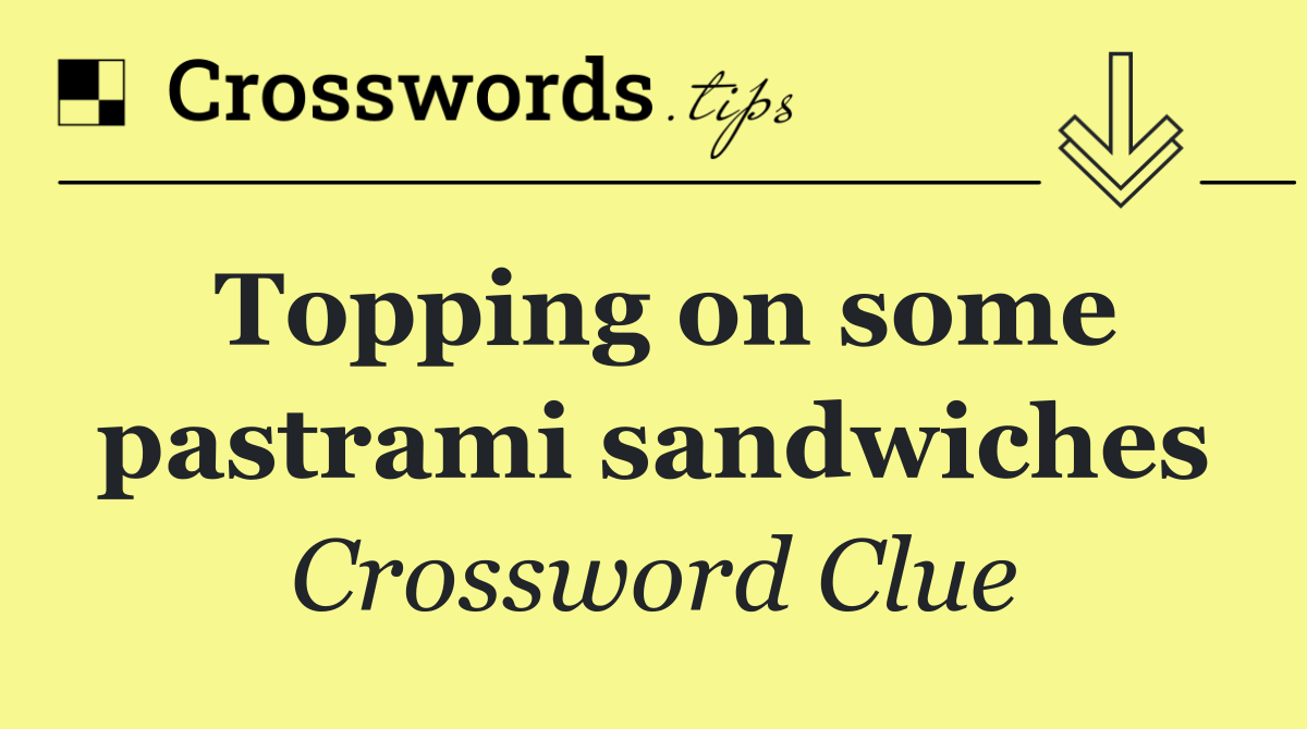 Topping on some pastrami sandwiches