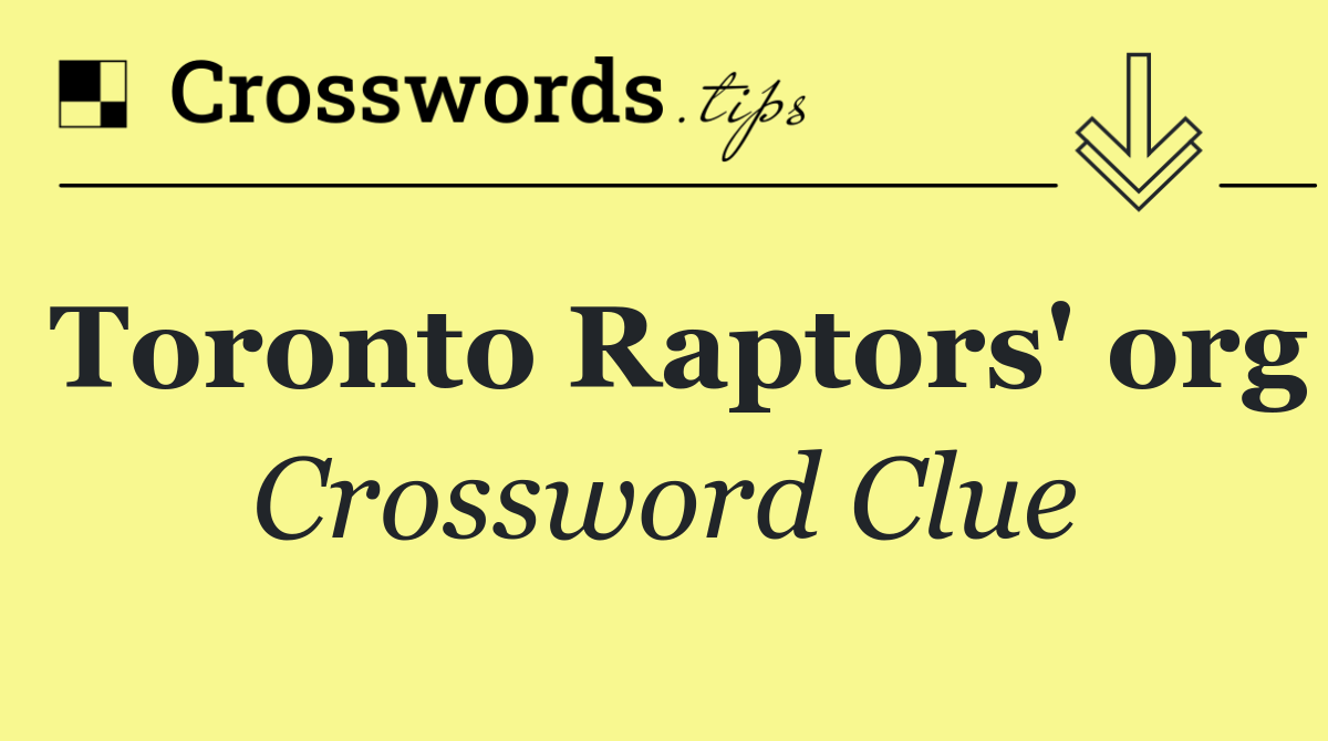 Toronto Raptors' org