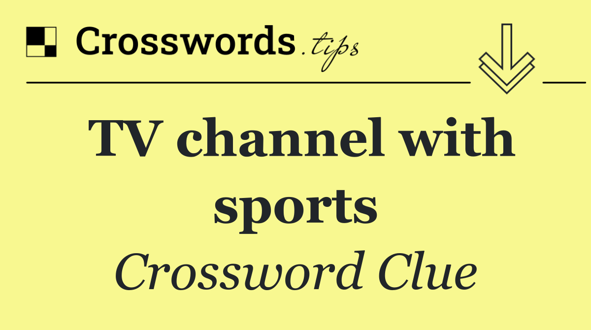 TV channel with sports