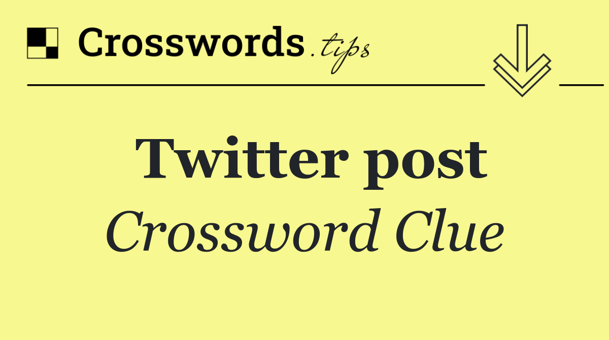 Twitter post