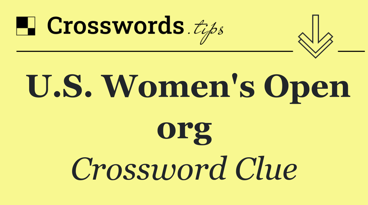 U.S. Women's Open org