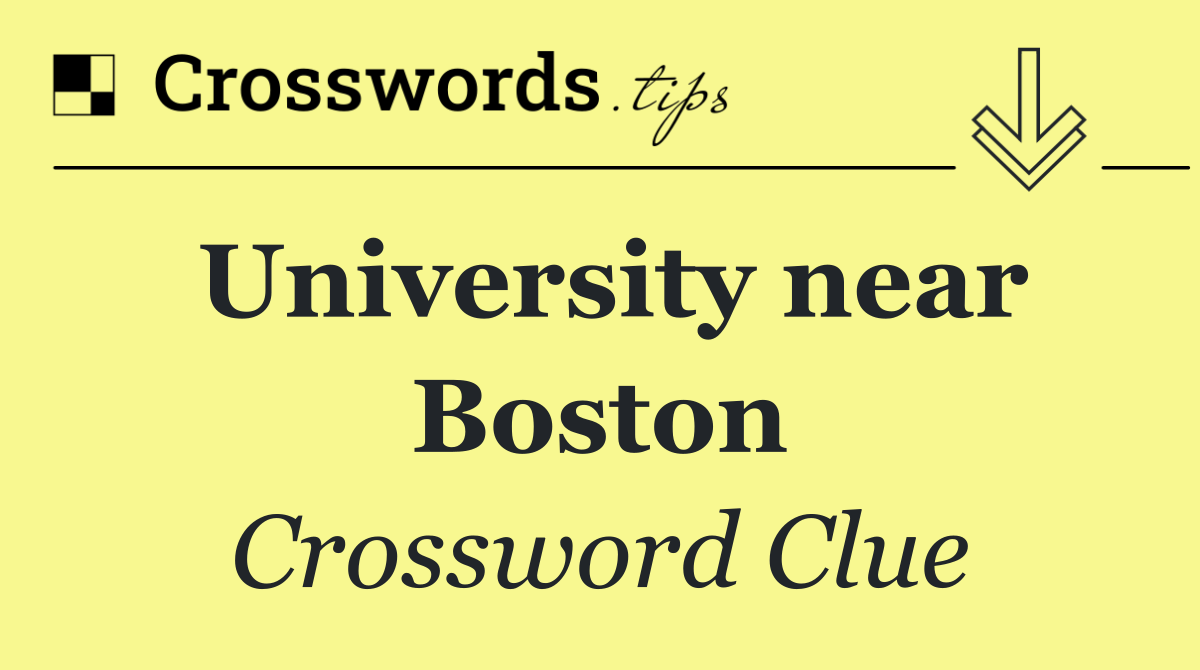 University near Boston