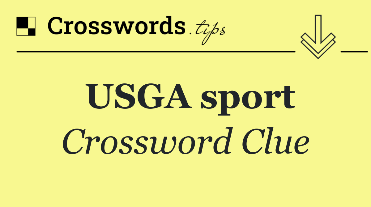 USGA sport