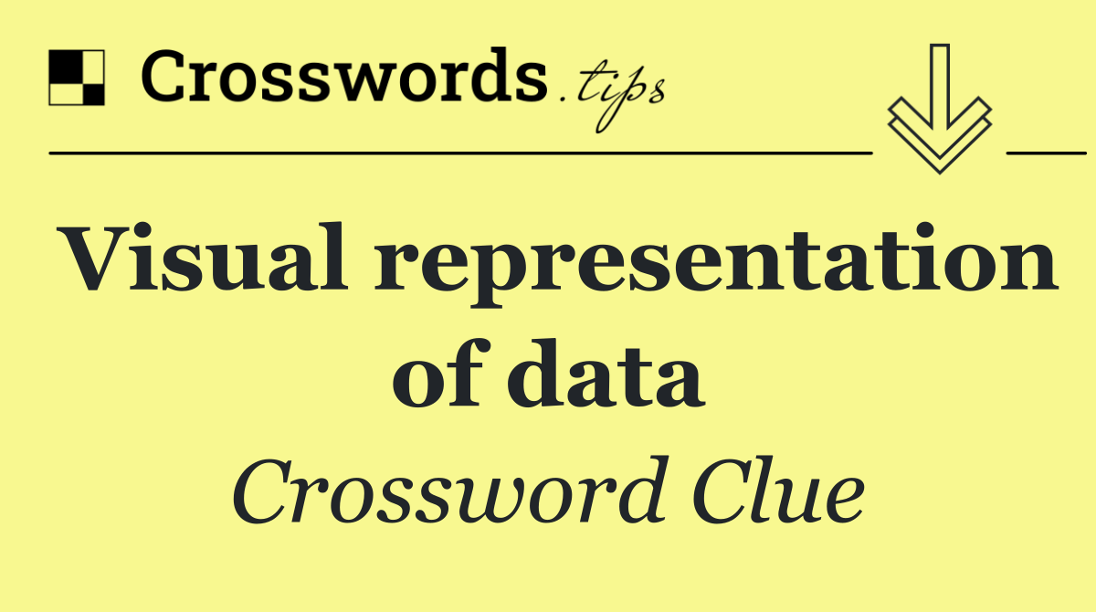 Visual representation of data