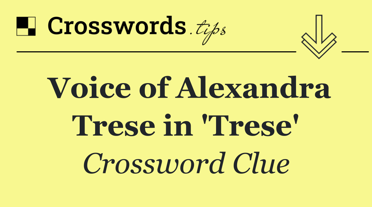 Voice of Alexandra Trese in 'Trese'