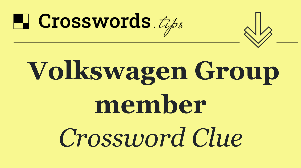 Volkswagen Group member